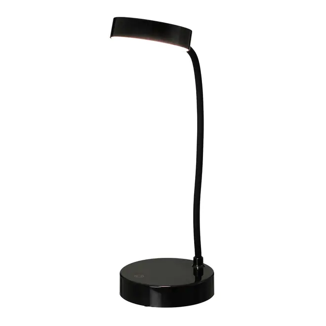 LUMINÁRIA DE MESA LED RECARREGÁVEL PUCK - PRETO - Foto 4