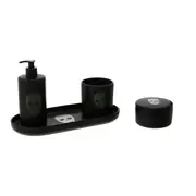 KIT BANCADA 4 PEÇAS CAVEIRA - PRETO - Foto 3