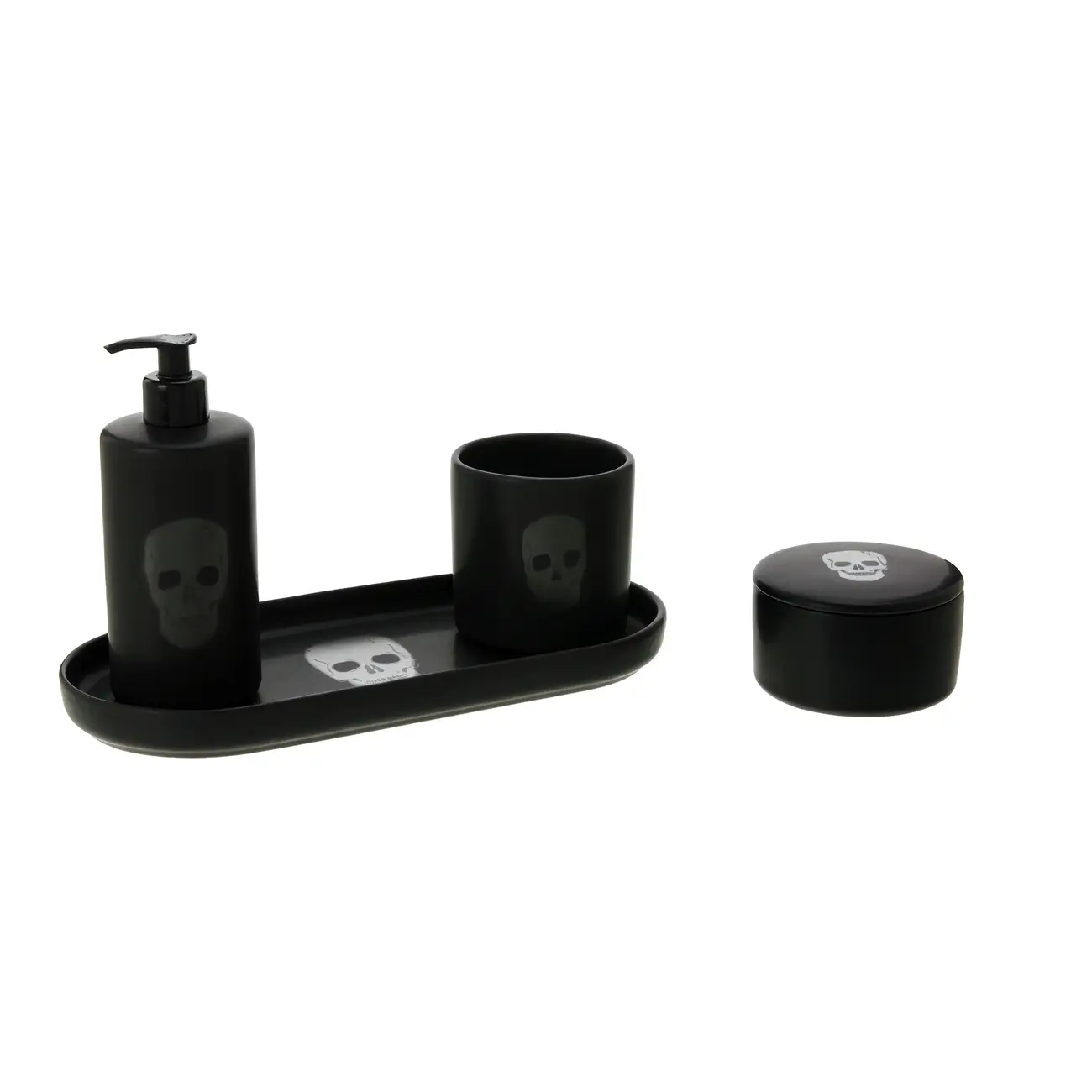 KIT BANCADA 4 PEÇAS CAVEIRA - PRETO - Foto 3