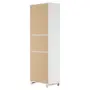 GUARDA-ROUPA INFANTIL 2 PORTAS/2 GAVETAS SWEET - BRANCO/PINUS NATURAL - Foto 9