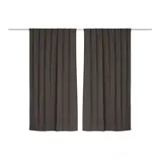 CORTINA 2 PEÇAS 1,30 M X 2,40 M PAULISTA - RHINOCERONTE - Foto 1