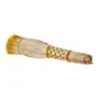 VASSOURA DECORATIVA ACARI - FIBRA CLARA/AMARELO - Foto 4