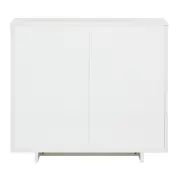 ARMÁRIO PARA ESCRITÓRIO MÉDIO 2 PORTAS ALETA - BRANCO/OAK TAMMI - Foto 9