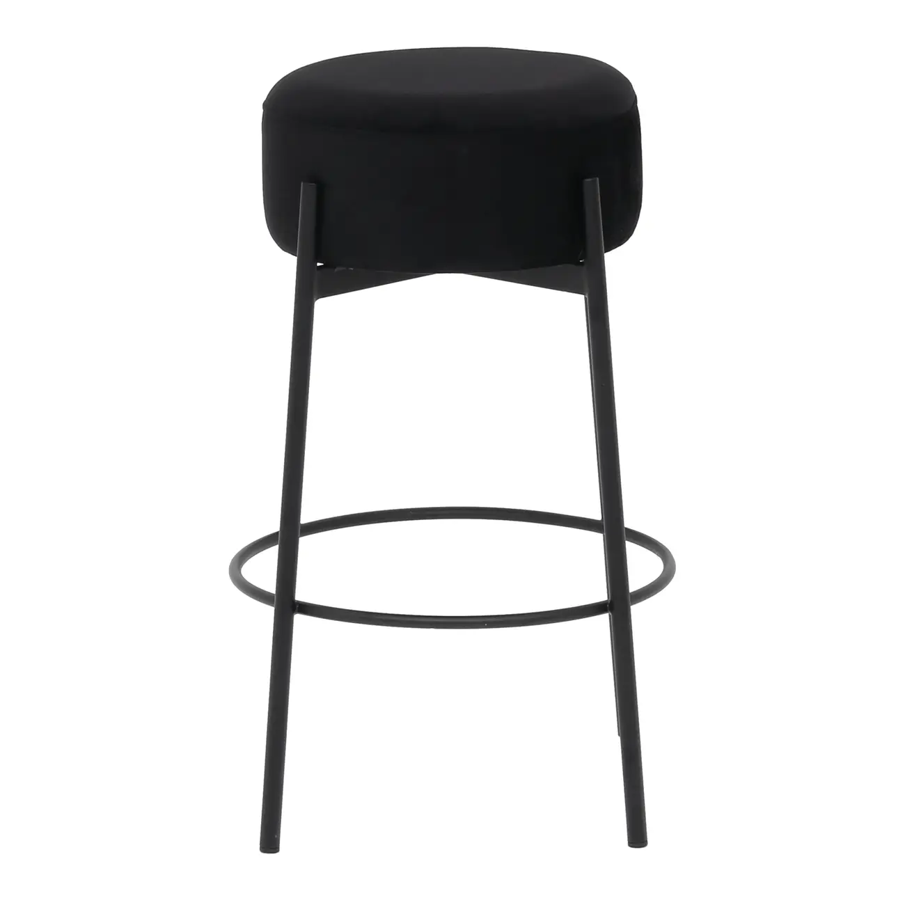 BANCO ALTO DAISY - PRETO/PRETO - Foto 2