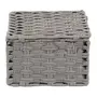 CESTO DOBRÁVEL 24 CM X 24 CM X 15 CM NID - CINZA PROVENCE - Foto 1