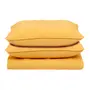 JG DE COLCHA 3 PÇS SATÉLITE CASAL/QUEEN - AMARELO HANBAR - Foto 1