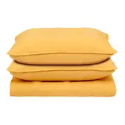 JG DE COLCHA 3 PÇS SATÉLITE CASAL/QUEEN - AMARELO HANBAR - Foto 1