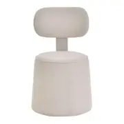 CADEIRA DE JANTAR XEQUE - BOUCLÉ BRANCO - Foto 2