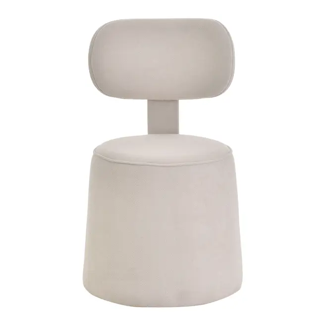 CADEIRA DE JANTAR XEQUE - BOUCLÉ BRANCO - Foto 2