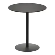 MESA LATERAL REDONDA 42 CM DART FIXY - PRETO - Foto 1
