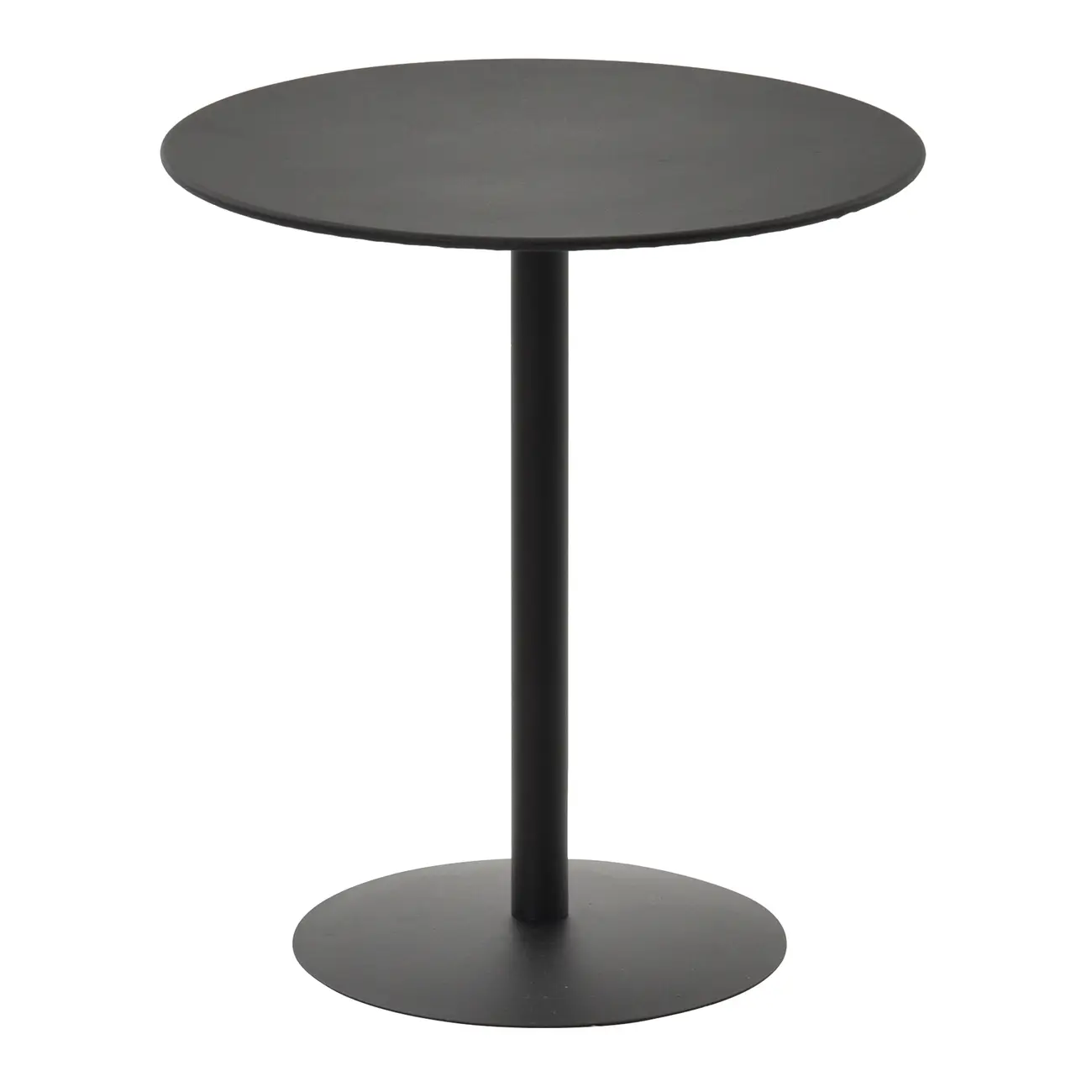 MESA LATERAL REDONDA 42 CM DART FIXY - PRETO - Foto 1