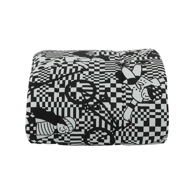 EDREDOM SOLTEIRO 1,60 M X 2,40 M OLLIE - PRETO/CORES CALEIDOCOLOR - Foto 2