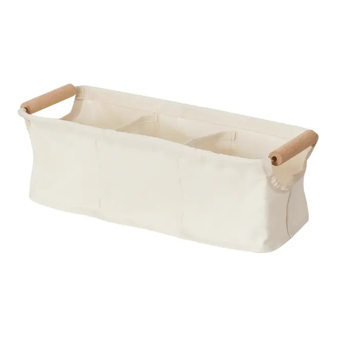 ORGANIZADOR 13 CM X 36 CM X 13 CM COM 3 DIVISÓRIAS SPACE SAVER - NATURAL/FAIA - Foto 2