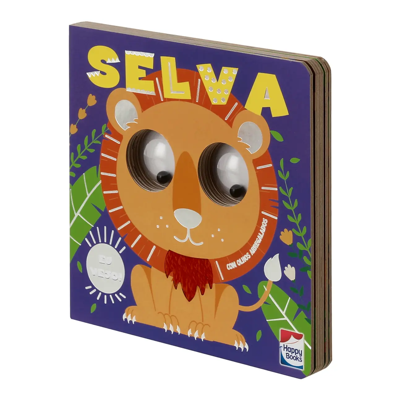 EU VEJO! COM OLHOS ARREGALADOS SELVA LIVRO INFANTIL - MULTICOR - Foto 2
