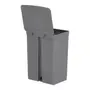 LIXEIRA COM PEDAL 46 L E CESTO INTERNO 4 L TRIUM - KONKRET - Foto 7
