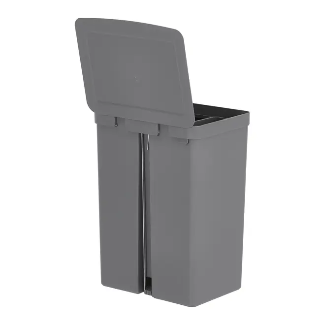 LIXEIRA COM PEDAL 46 L E CESTO INTERNO 4 L TRIUM - KONKRET - Foto 7