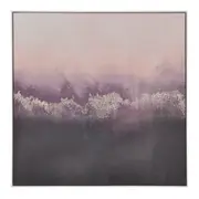 QUADRO 85 CM X 85 CM OLYMPE - BRANCO/AMEIXA SECA - Foto 1