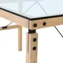MESA 1,30 M X 75 CM PONTES - OAK FEEL/GRAFITE SATIN - Foto 7