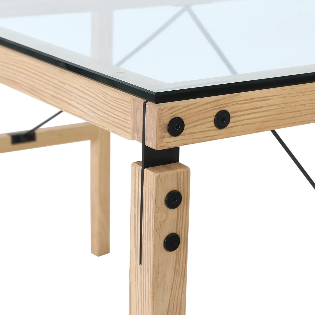 MESA 1,30 M X 75 CM PONTES - OAK FEEL/GRAFITE SATIN - Foto 7