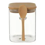 POTE 800 ML BAMBOO BORO - INCOLOR/BAMBU - Foto 1