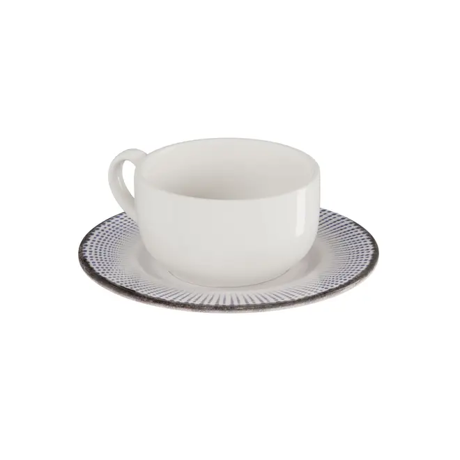 XÍCARA CAFÉ 50 ML SALINA I - BRANCO/AZUL - Foto 28