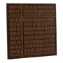 QUADRO 80 CM X 80 CM VOLUMETRIC BROWN - MARROM/CANELA DO CEILÃO - Foto 2
