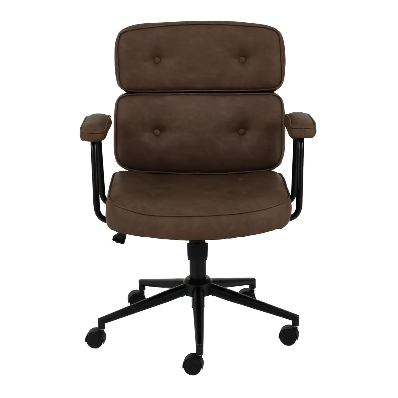 CADEIRA HOME OFFICE AGENCY - PRETO/MARROM - Foto 2