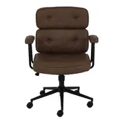 CADEIRA HOME OFFICE AGENCY - PRETO/MARROM - Foto 2
