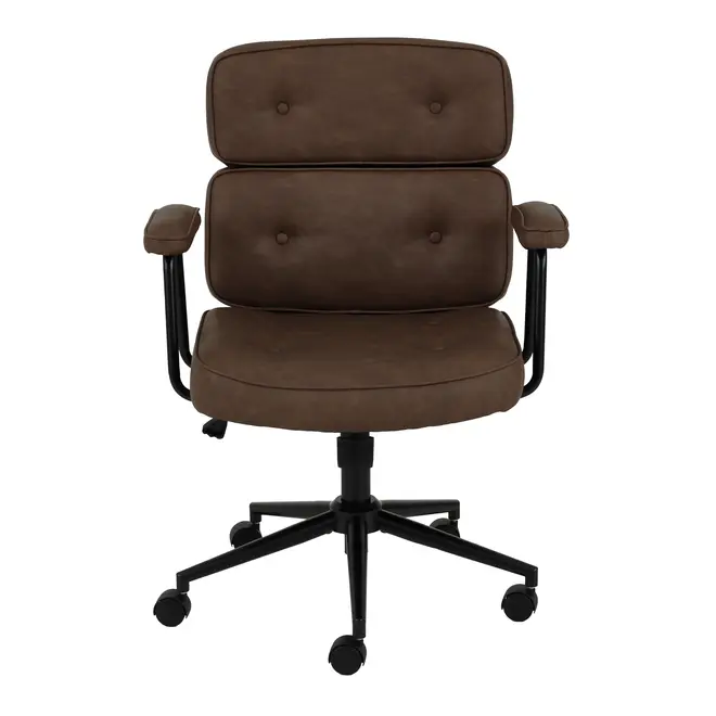 CADEIRA HOME OFFICE AGENCY - PRETO/MARROM - Foto 2