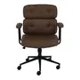CADEIRA HOME OFFICE AGENCY - PRETO/MARROM - Foto 2