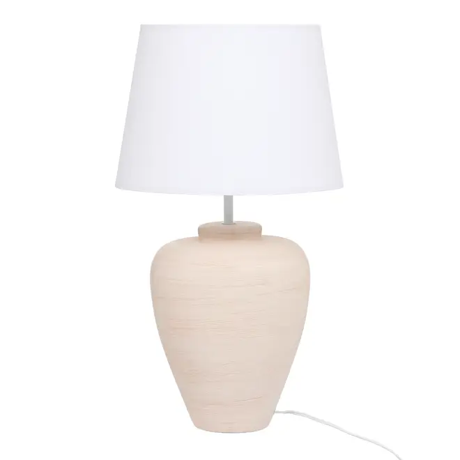 LUMINÁRIA DE MESA CARMEL C/CÚP P - NATURAL - Foto 1
