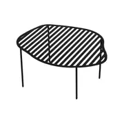 MESA DE CENTRO VAZADA 61 CM X 50 CM PINGO - PRETO - Foto 4