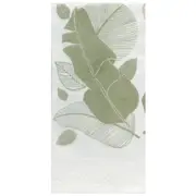 GUARDANAPO 39 CM X 39 CM PACOTE COM 20 PEÇAS SEIVA - SÁLVIA/BRANCO - Foto 1