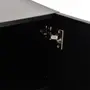 BUFFET 2 PORTAS 80 CM X 40 CM POINT - PRETO/NOZES - Foto 10
