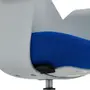 CADEIRA HOME OFFICE VÓRTEX - CINZA CLARO/AZUL COBALTO - Foto 8