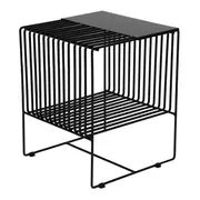 MESA LATERAL 40 CM X 42 CM TELMA - PRETO - Foto 7