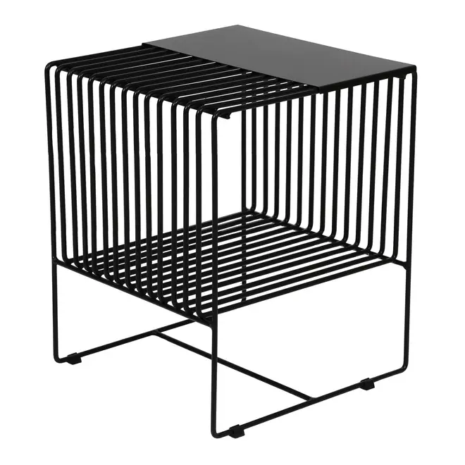 MESA LATERAL 40 CM X 42 CM TELMA - PRETO - Foto 7