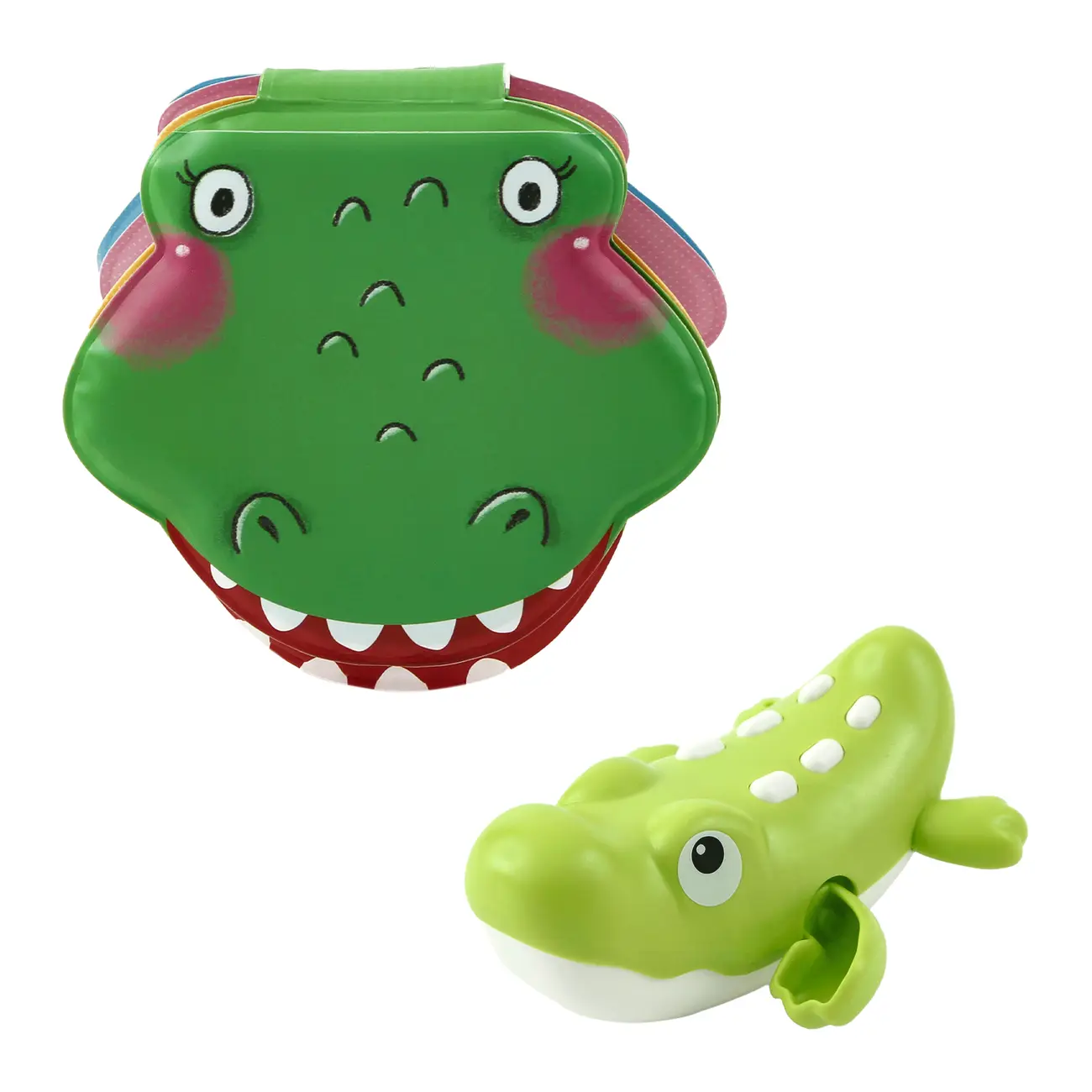 LIVRO MEU LIVRINHO FANTOCHE DE BANHO: CORA, A CROCODILO - MULTICOR - Foto 5