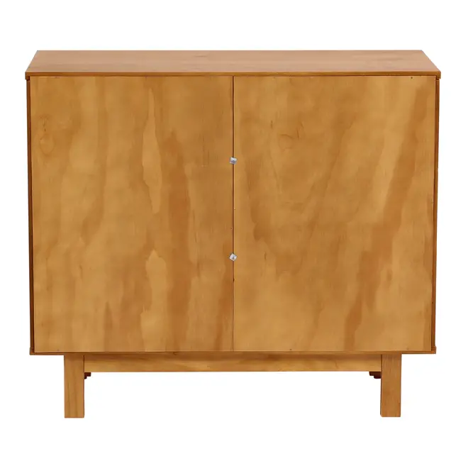 CÔMODA 4 GAVETAS/1 PORTA DE CORRER COM PALHINHA 90 CM X 40 CM PALHANDI - AMÊNDOA/NATURAL - Foto 7