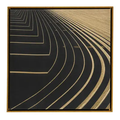 QUADRO 50 CM X 50 CM ORBIT GOLDEN