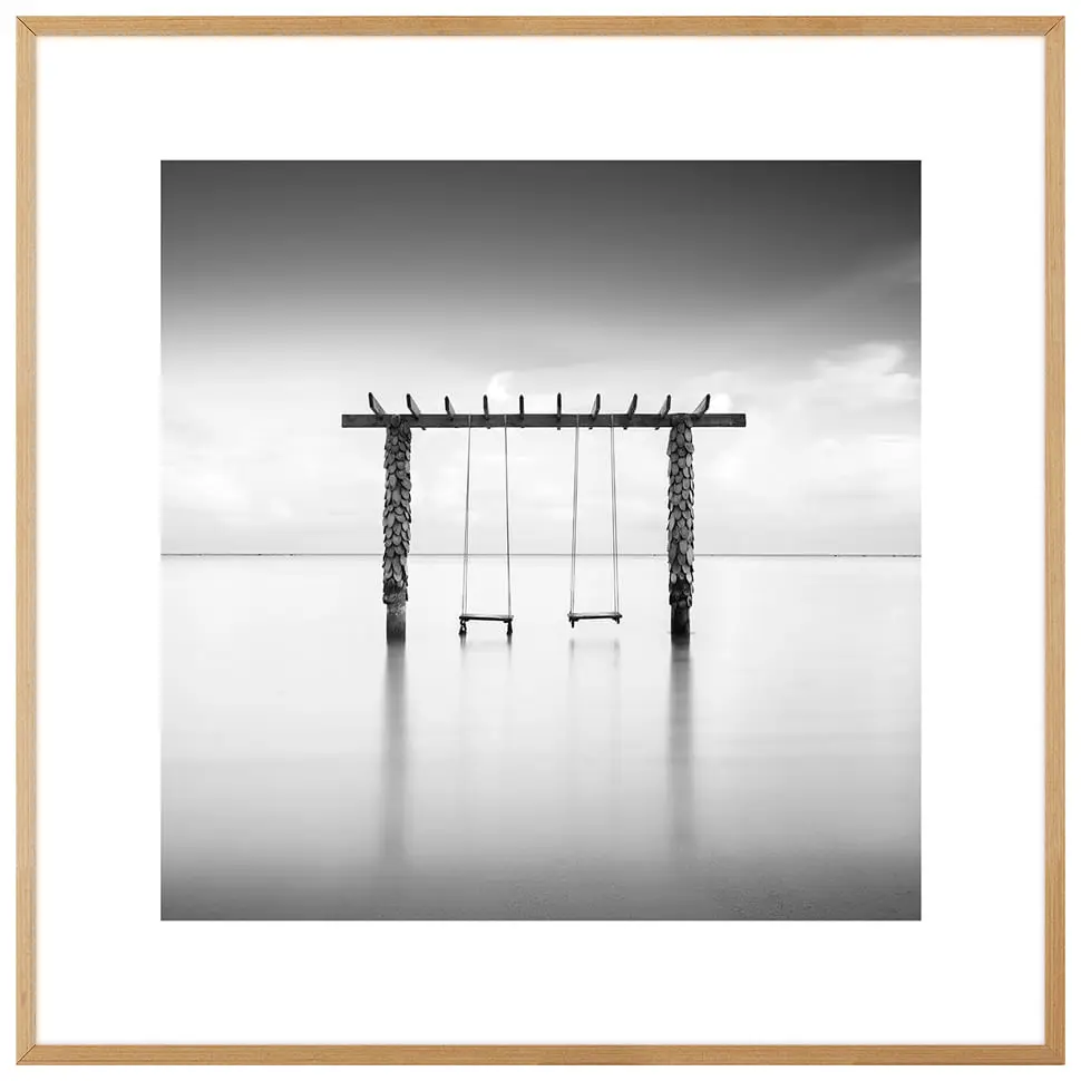 QUADRO SIGNS OF LIFE II 60 CM X 60 CM - CINZA/NOZES - Foto 1