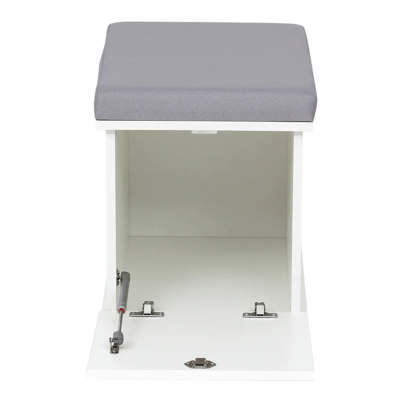 LOCKER COM RODÍZIOS E 1 PORTA BASCULANTE ALETA - BRANCO/CINZA CLARO - Foto 6