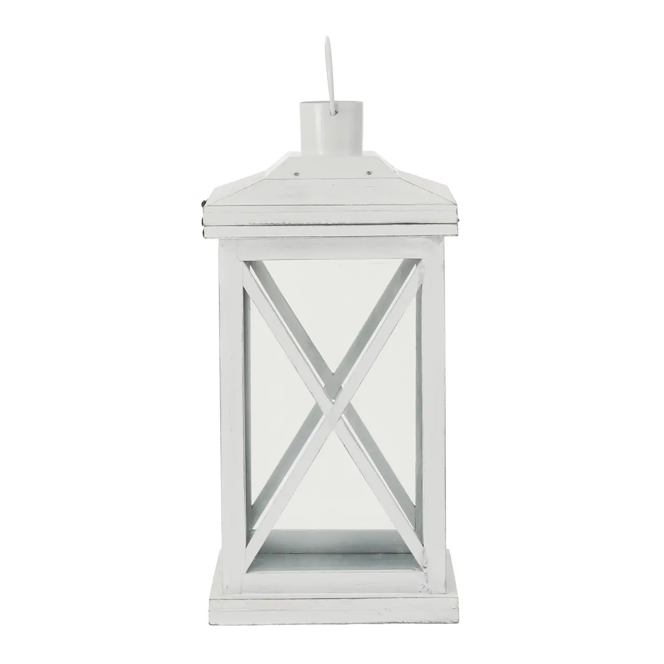 LANTERNA 40 CM LUEUR DE LUNE - BRANCO LAVADO - Foto 5