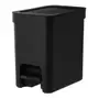 PRETO - LIXEIRA COM PEDAL 6 L TRIUM