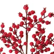 GALHO DECORATIVO BERRY BORDAR, AMAR E CELEBRAR - MARROM/VERMELHO - Foto 2