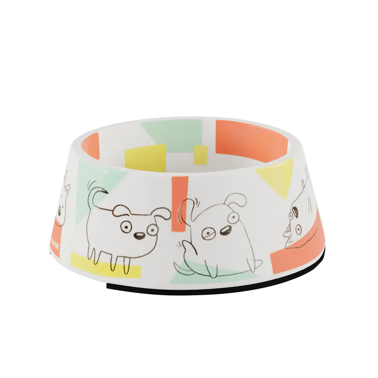 COMEDOURO PARA PET 19 CM BALOO - CORES CALEIDOCOLOR/INOX - Foto 21