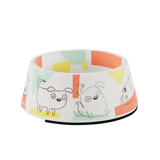 COMEDOURO PARA PET 19 CM BALOO - CORES CALEIDOCOLOR/INOX - Foto 21