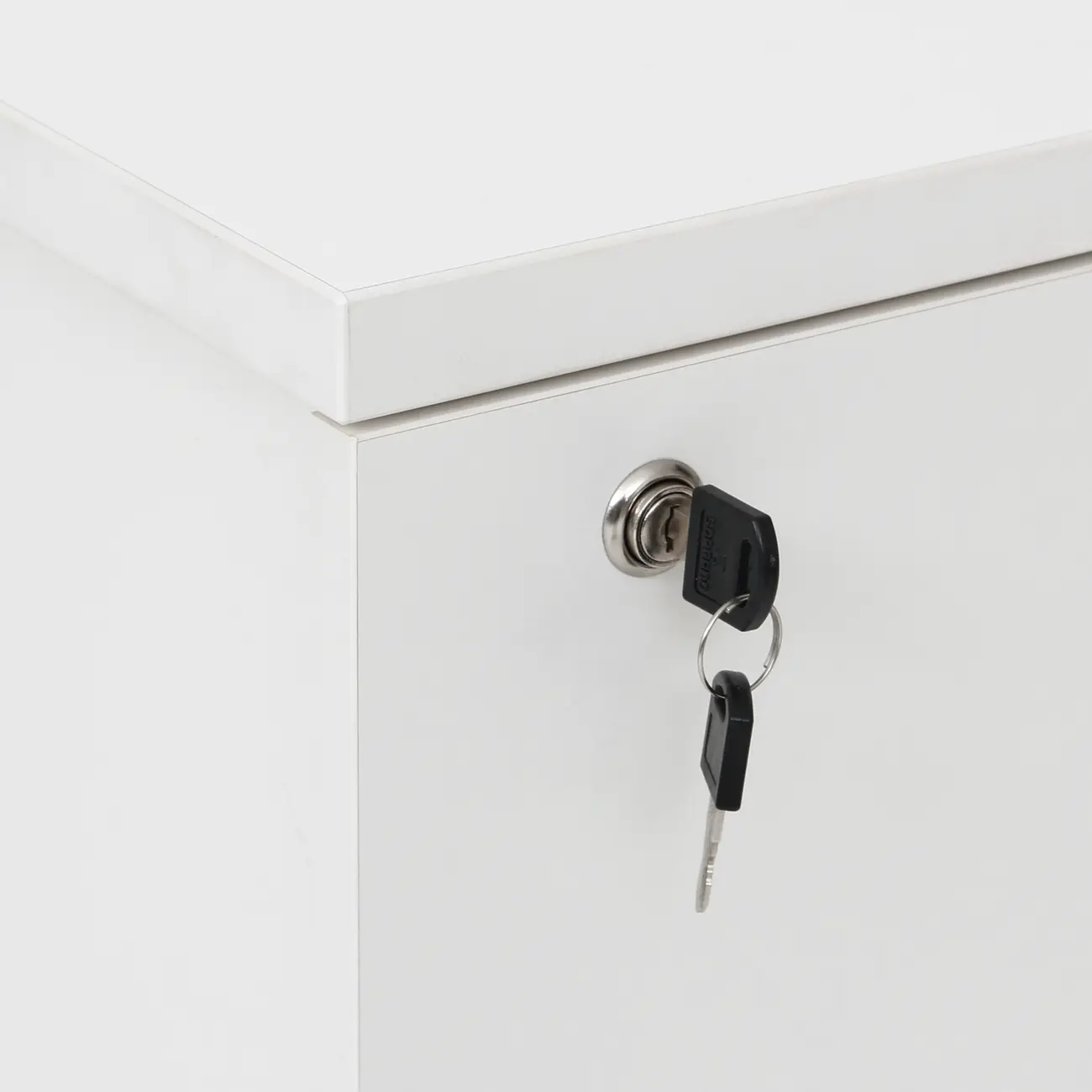 ARMÁRIO PARA ESCRITÓRIO BAIXO 1 PORTA DESLIZANTE ALETA - BRANCO - Foto 7