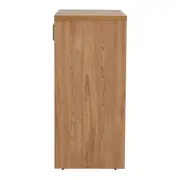 ARMÁRIO PARA ESCRITÓRIO MÉDIO 2 PORTAS BOSS - OAK TAMMI/BRANCO - Foto 8