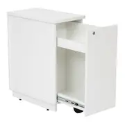ARMÁRIO PARA ESCRITÓRIO BAIXO 1 PORTA DESLIZANTE ALETA - BRANCO - Foto 2